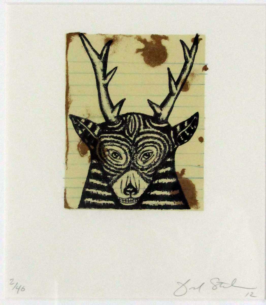 Untitled (Deer Head), 2/46 by Fred Stonehouse, Image 1.