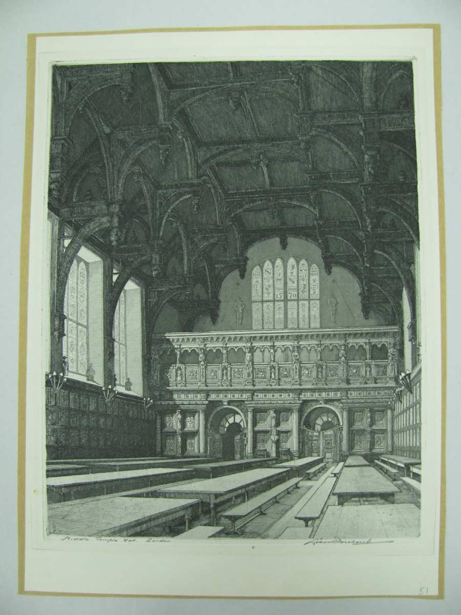 Middle Temple Hall, London by Leon Pescheret, Image 1.