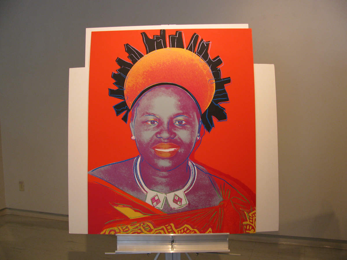 Reigning Queens (Queen Ntombi) by Andy Warhol, Image 1.