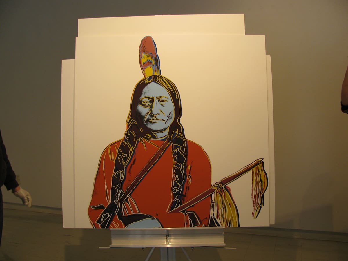 Sitting Bull by Andy Warhol, Image 1.