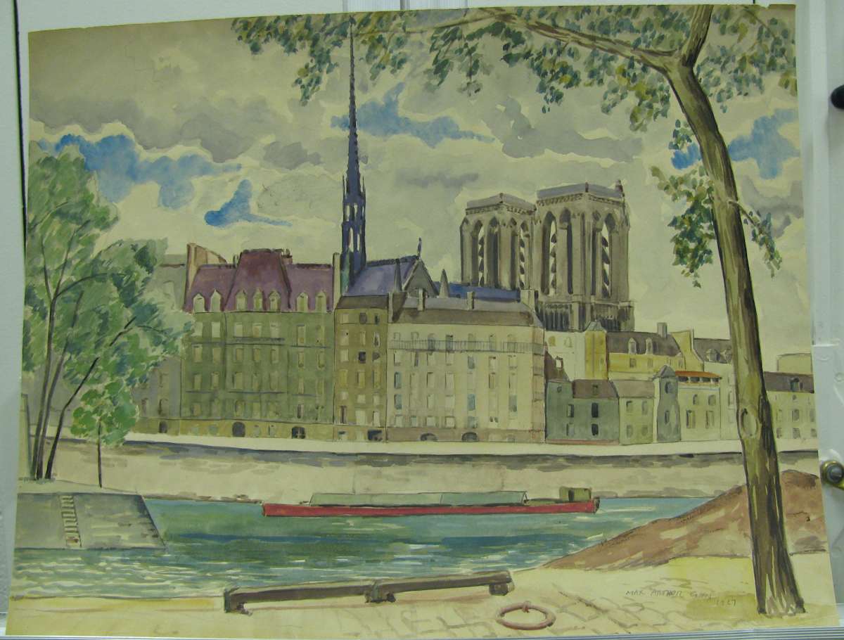 Seine River Notre Dame by Max Arthur Cohn, Image 1.