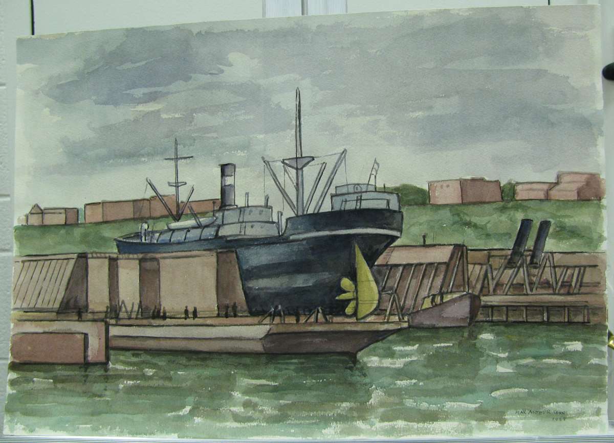 New Jersey Drydock by Max Arthur Cohn, Image 1.