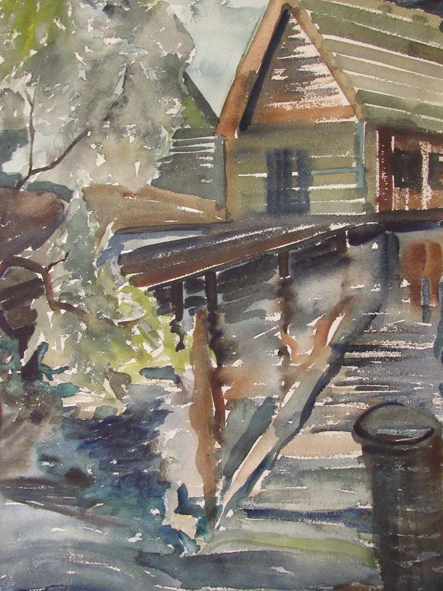 Cabin by Evelyn Guhr Sweeney, Image 1.
