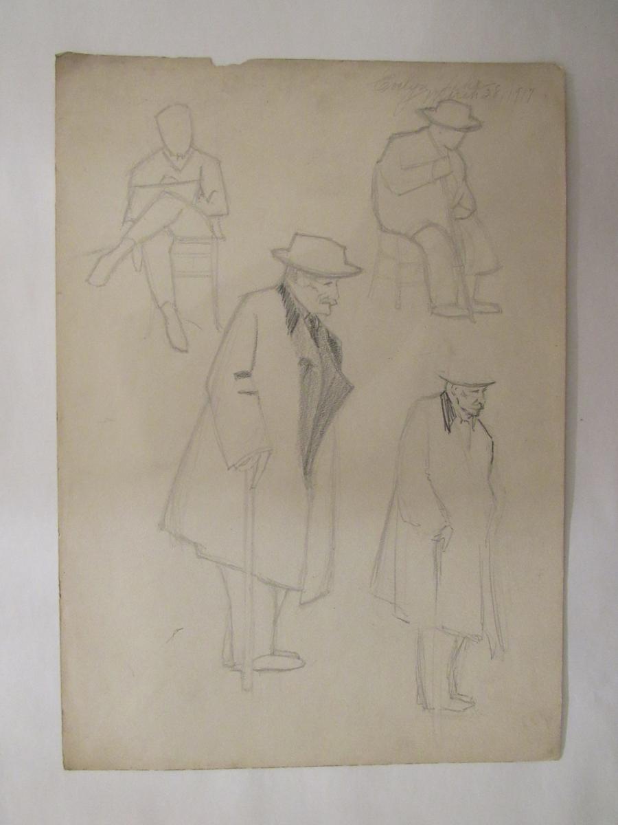 Figure Studies by Evelyn Guhr Sweeney, Image 1.