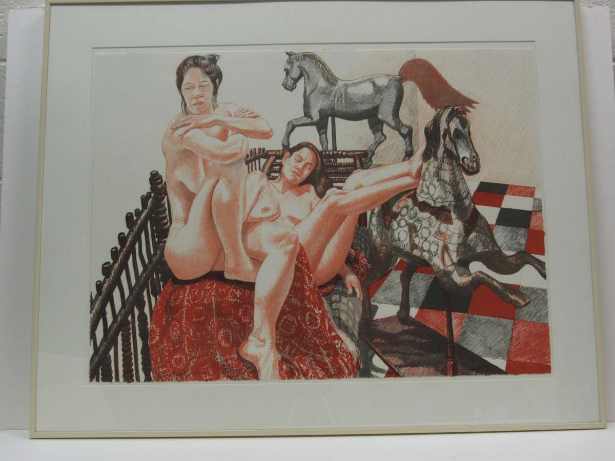Models and Horses by Philip Pearlstein, Image 1.