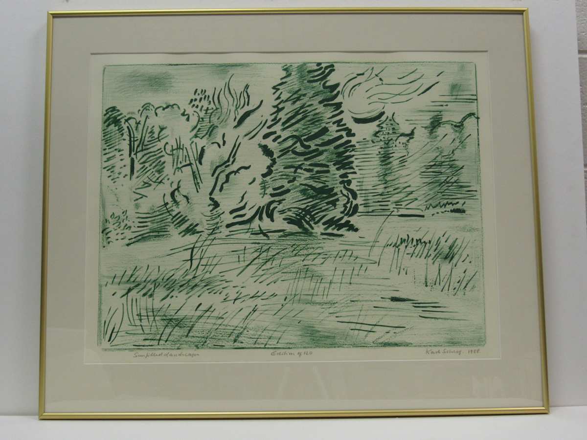 Sunfilled Landscape by Karl Schrag, Image 1.