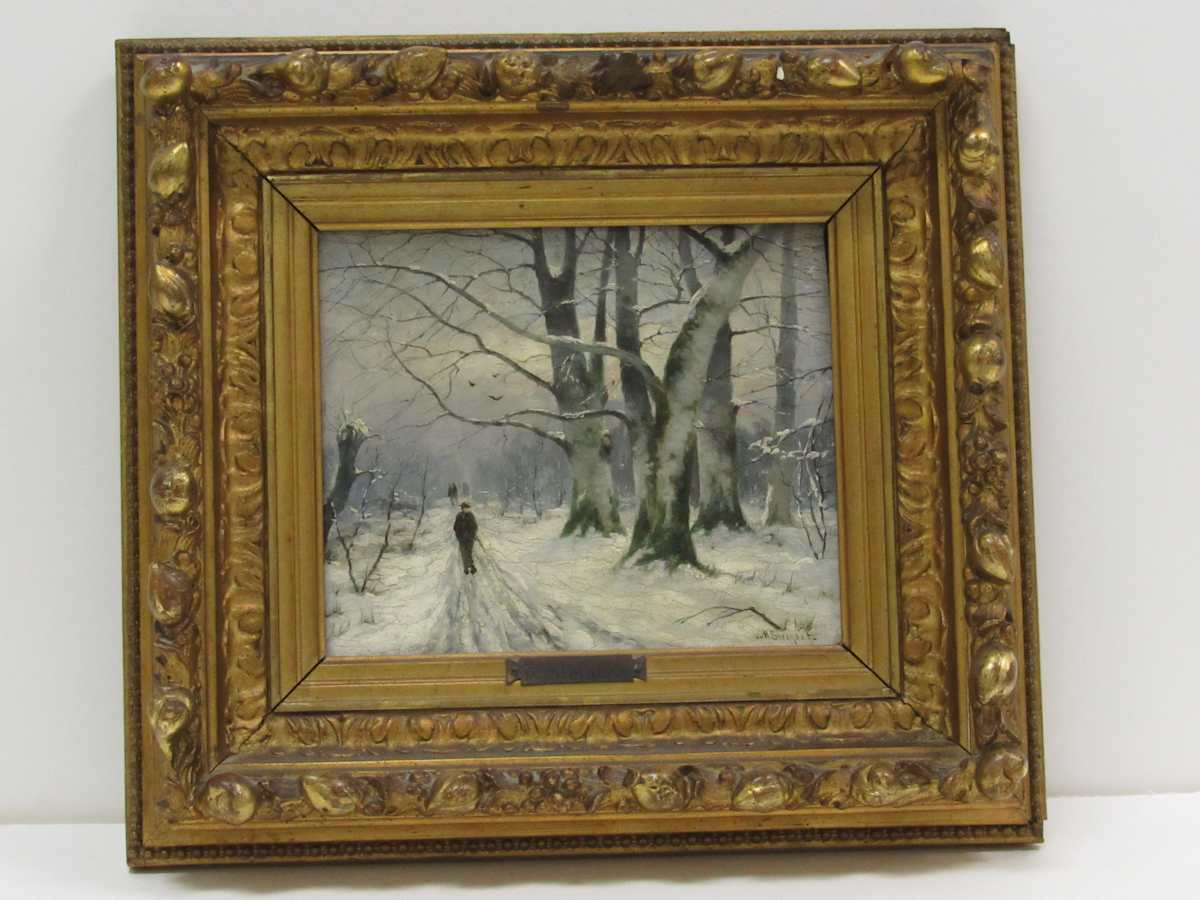 Winter Scene by R. Steinert, Image 1.