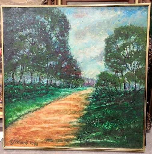 Landscape with Path and Trees by RJ Mouw, Image 1.