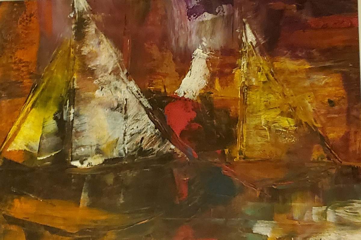 Sail Boats by Jan Somers 