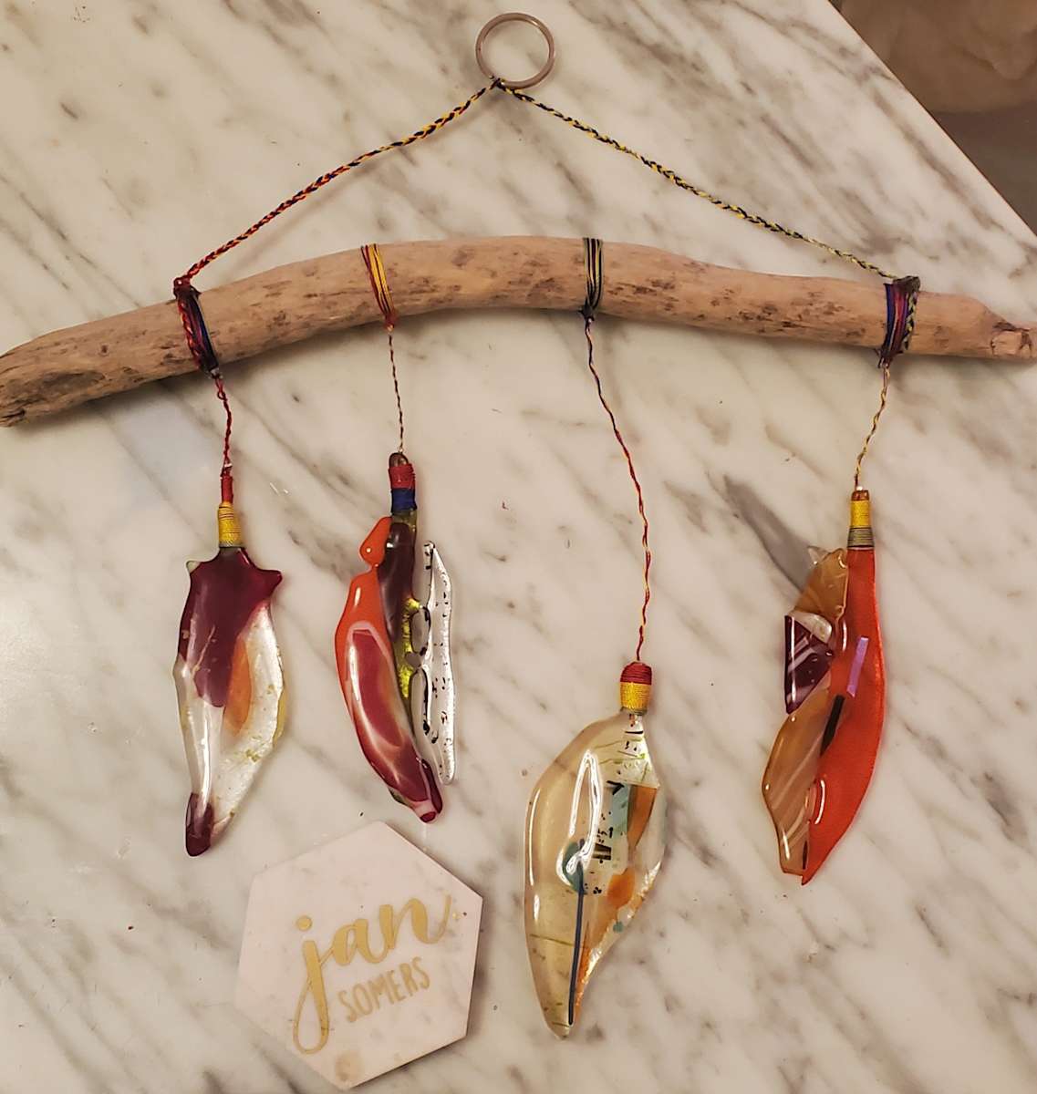 Glass Feathers by Jan Somers 