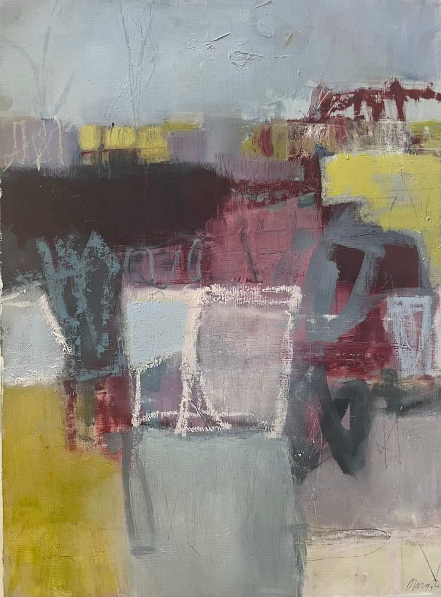spring fling by Patricia Coughlin  Image: oil on paper