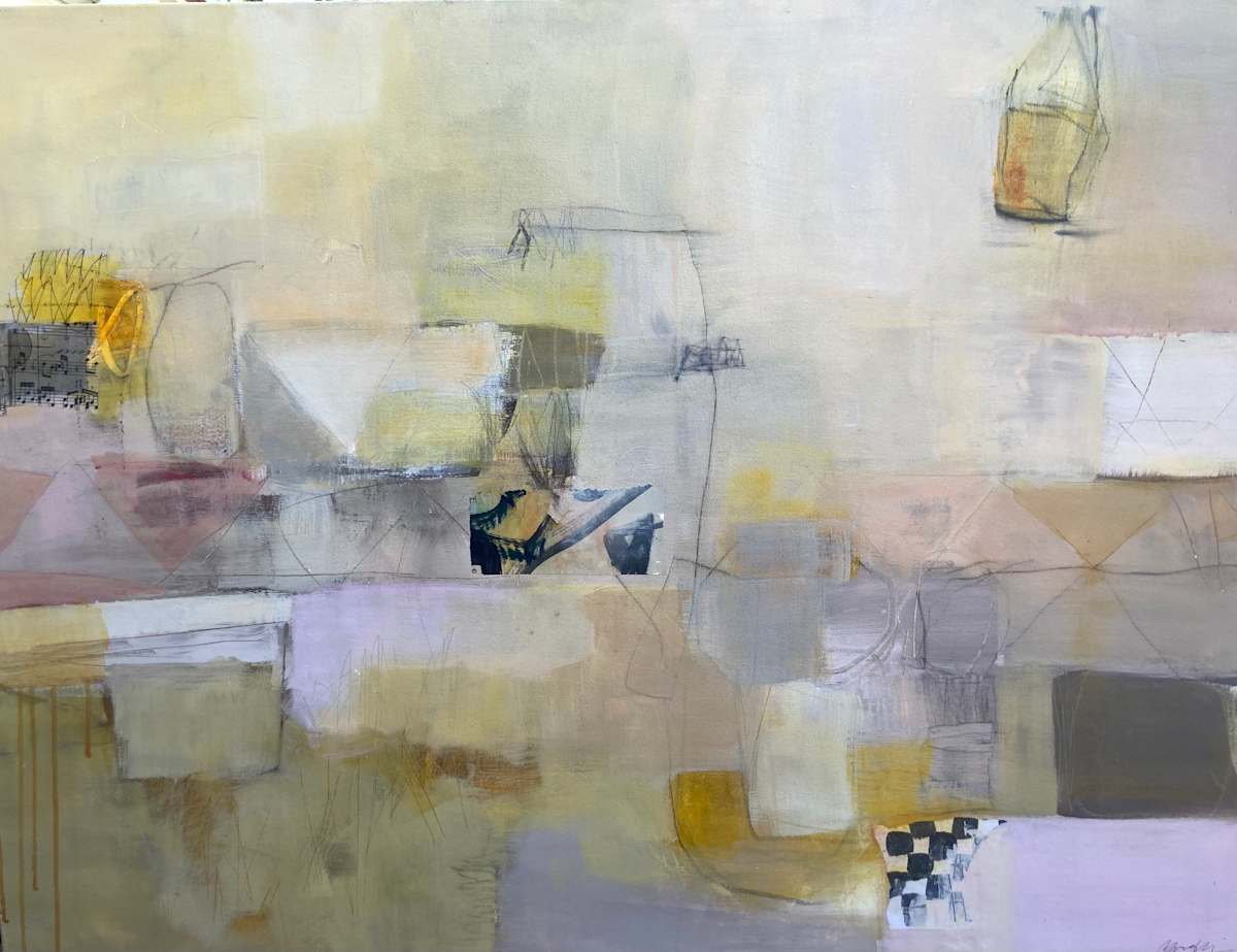 guiding light by Patricia Coughlin  Image: mixed media on canvas