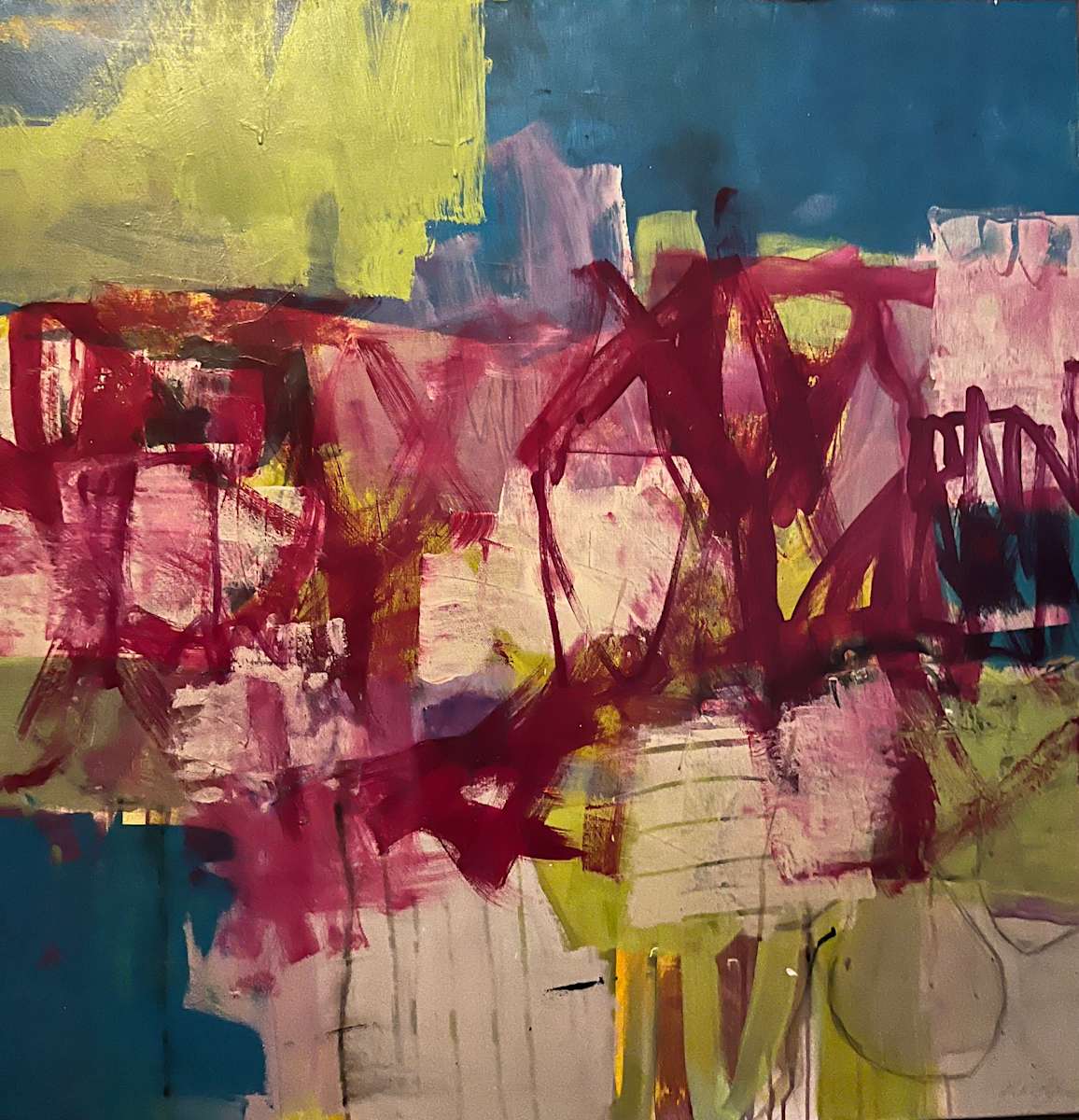 Take the Crooked Path by Patricia Coughlin  Image: acrylic on canvas