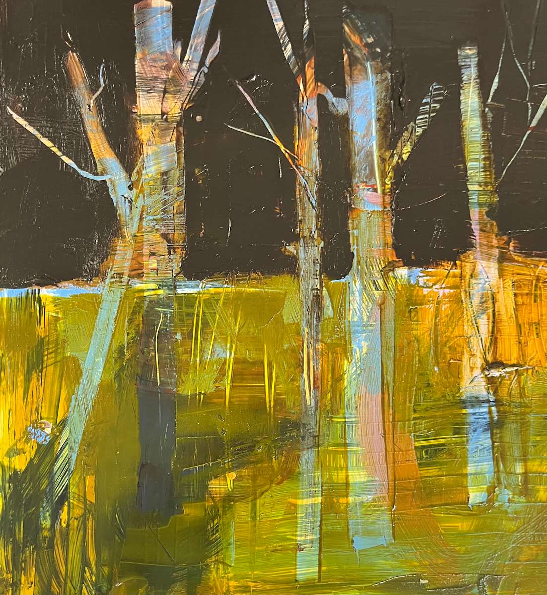 winter trees #1 by Patricia Coughlin 