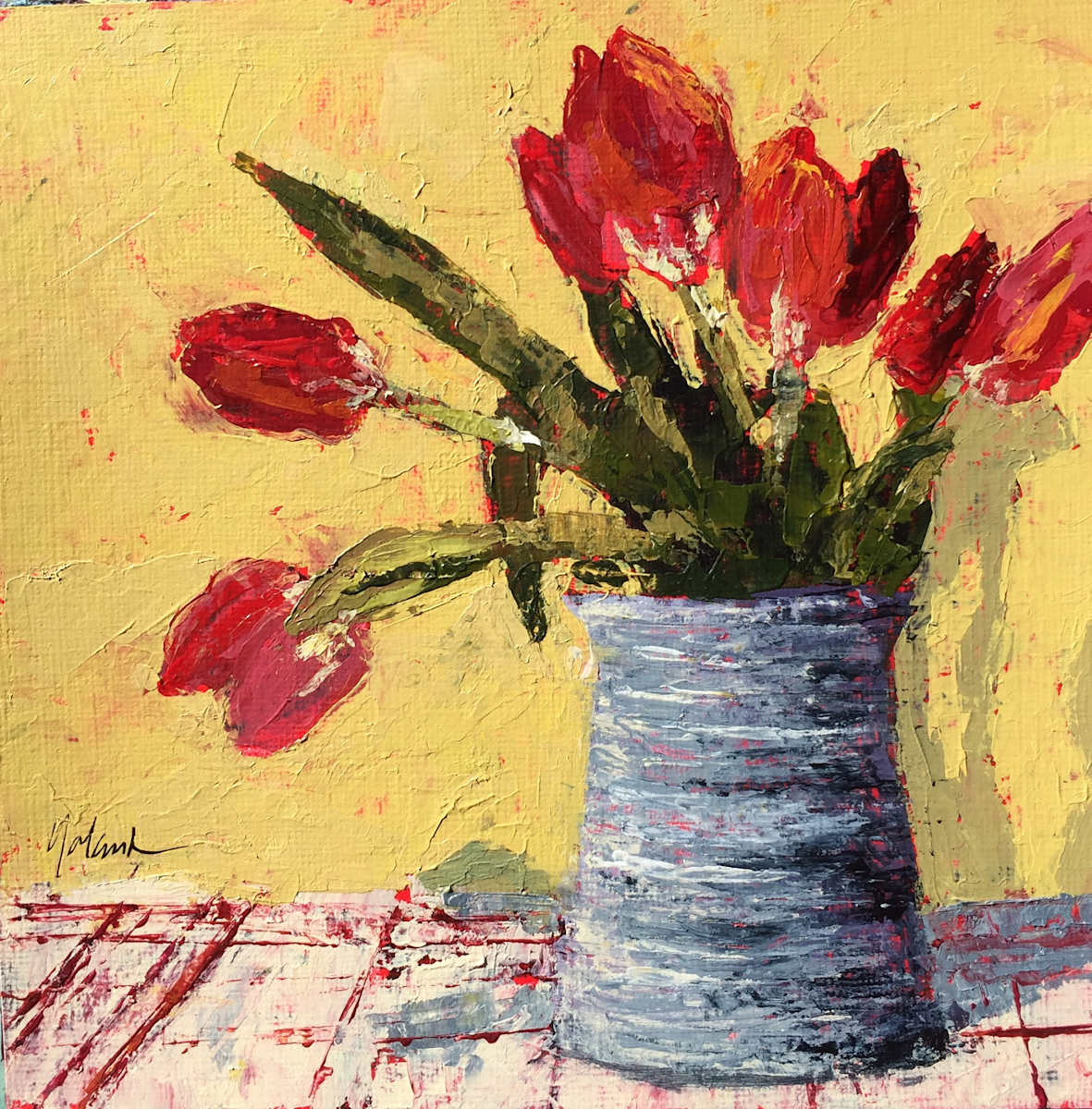 Red Tulips for Monday by Yolanda Kennison, Image 1.