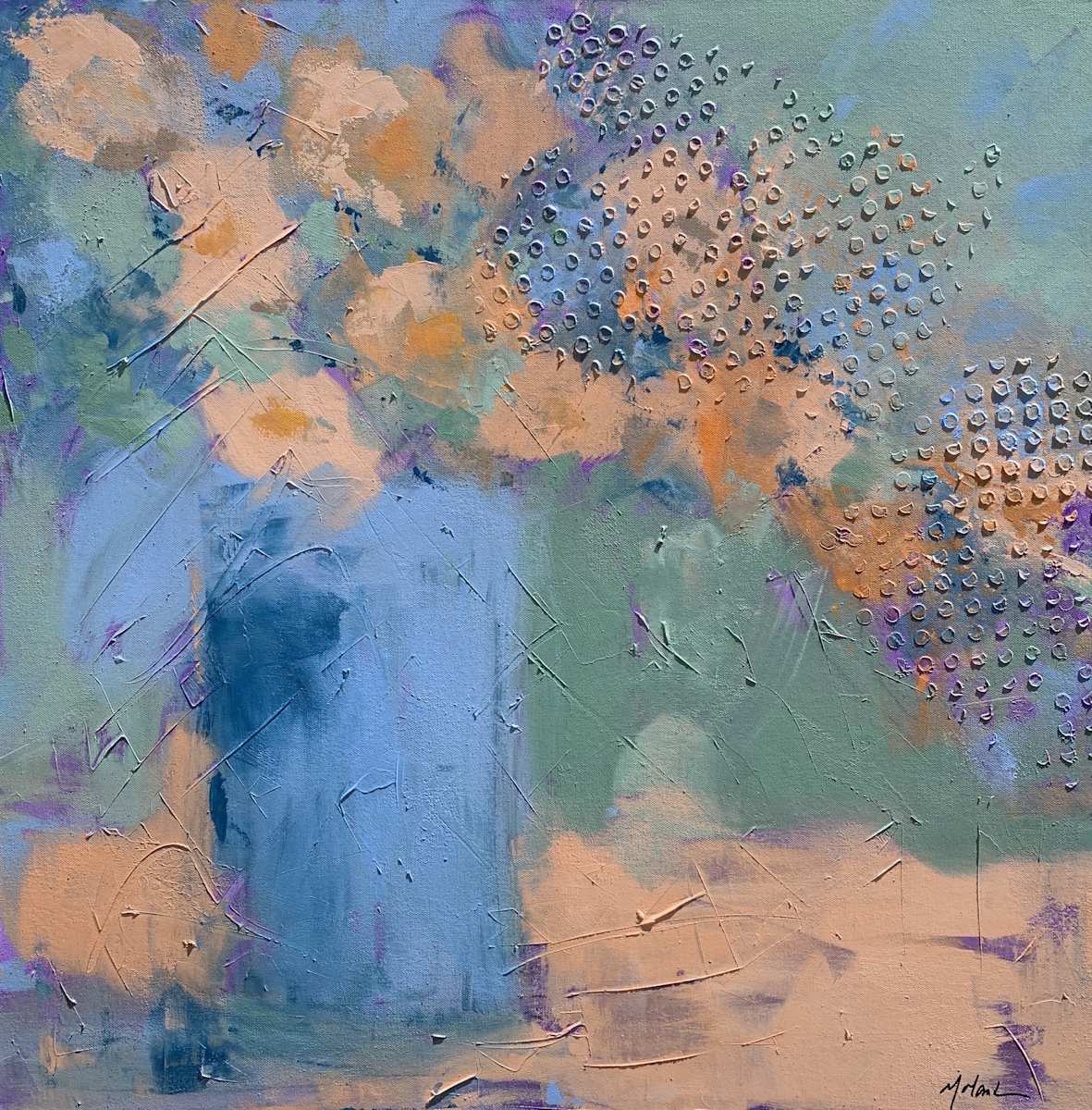 Peach Beside Me by Yolanda Kennison, Image 1.