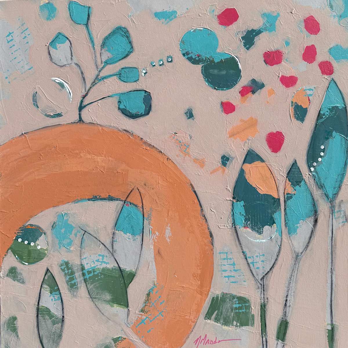 Spiral Samba 1 by Yolanda Kennison, Image 1.