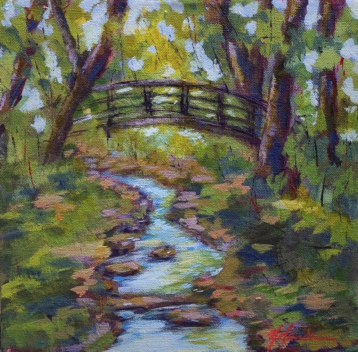 Bridge to Solitude by Yolanda Kennison, Image 1.