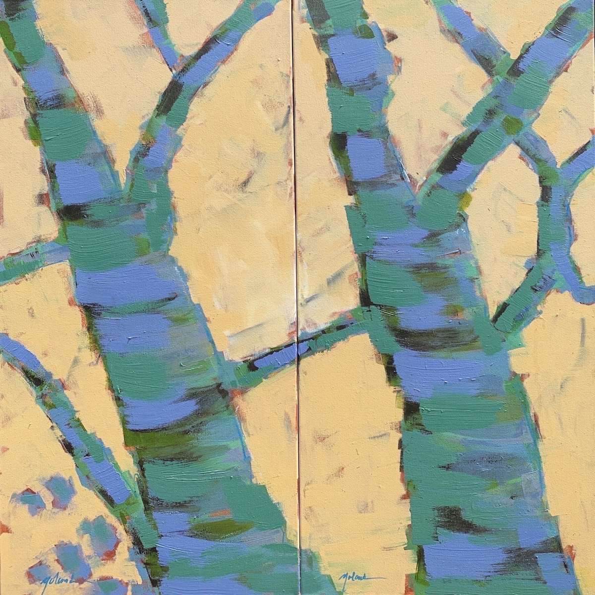 Shadow United I & II by Yolanda Kennison, Image 1.