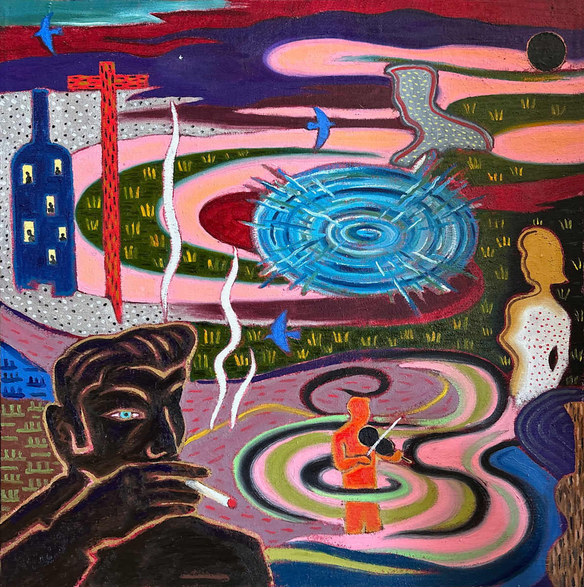 Contemplating the Ossan two-step by Francis Pavy 