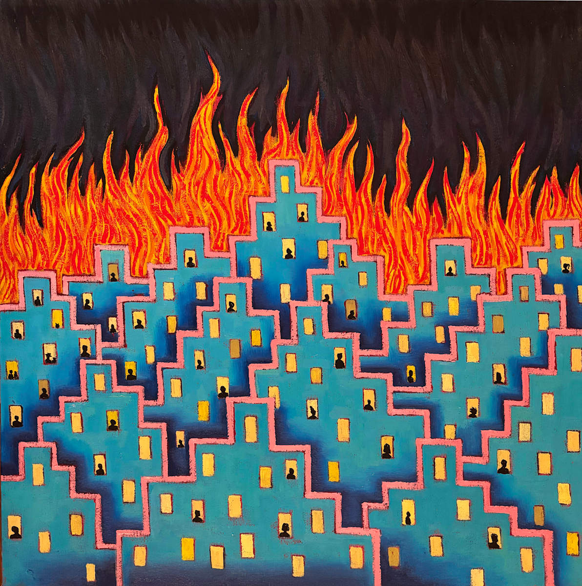 Burning Summer in the city  by Francis Pavy 