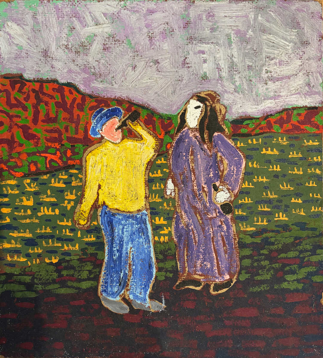 2 DRINKING MARDI GRAS by Francis Pavy 