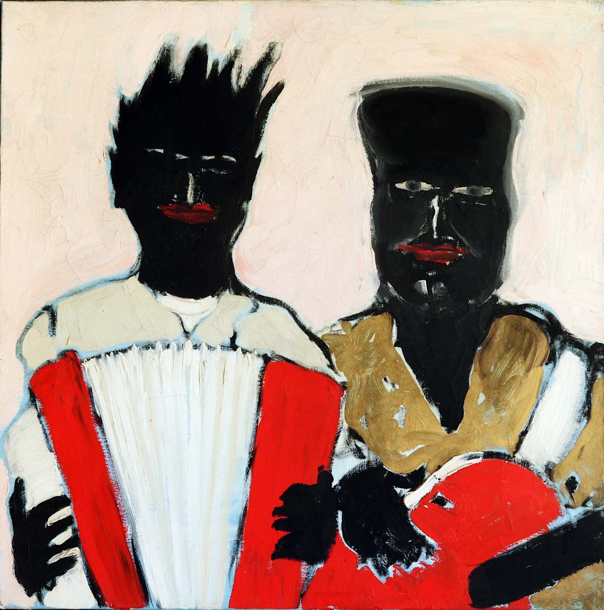 Two Musicians by Francis Pavy 