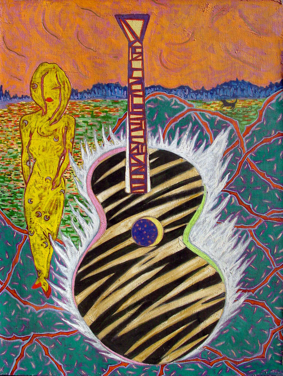 Tiger Guitar by Francis Pavy 