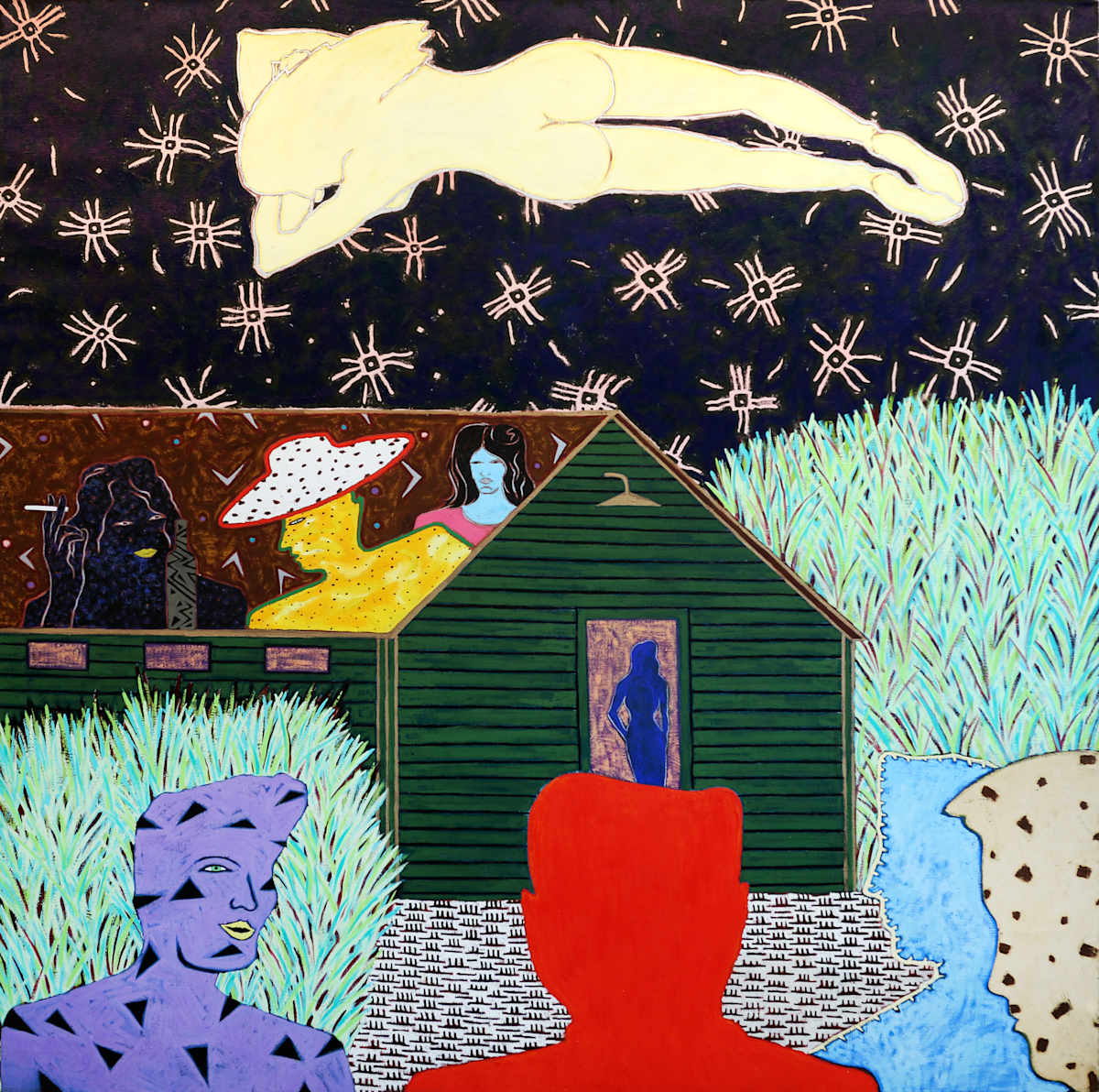 When The Moon Became A Nude by Francis Pavy 