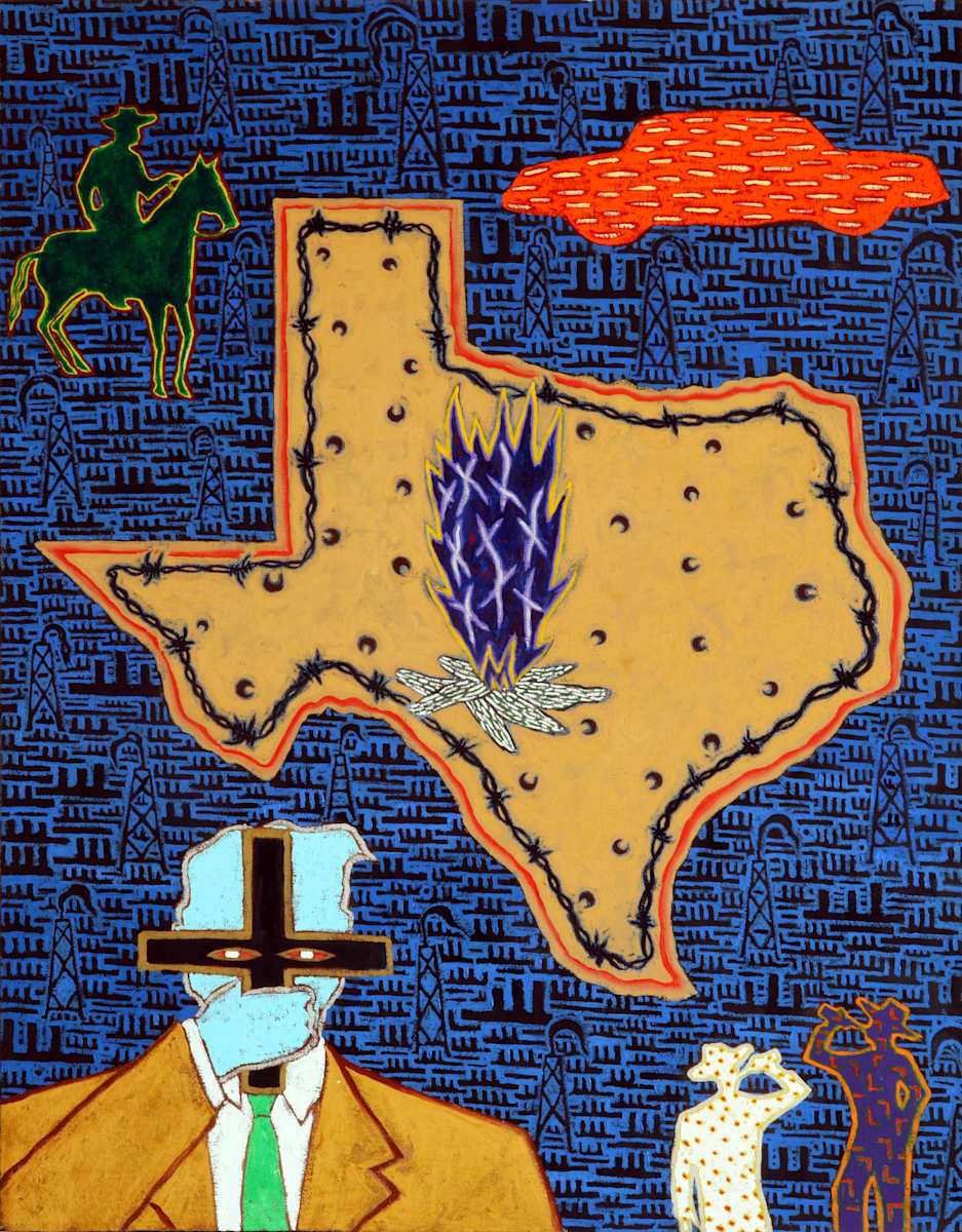 Trying to Escape the Devil in Texas by Francis Pavy, Image 1.