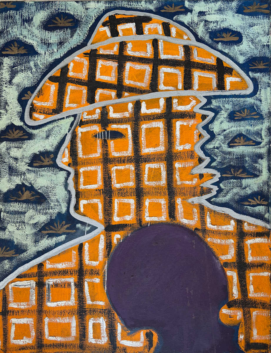 Cajun Cowboy Fiddler by Francis Pavy 