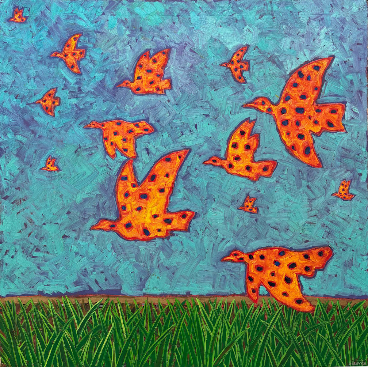 Ducks Flying by Francis Pavy, Image 1.