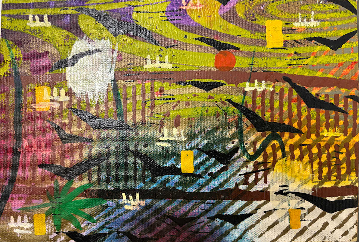 Flock and Swamp Scene study by Francis Pavy, Image 2.