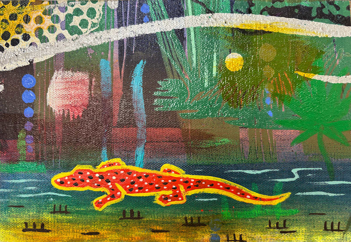 Hidden Swamp Scene Study by Francis Pavy, Image 2.