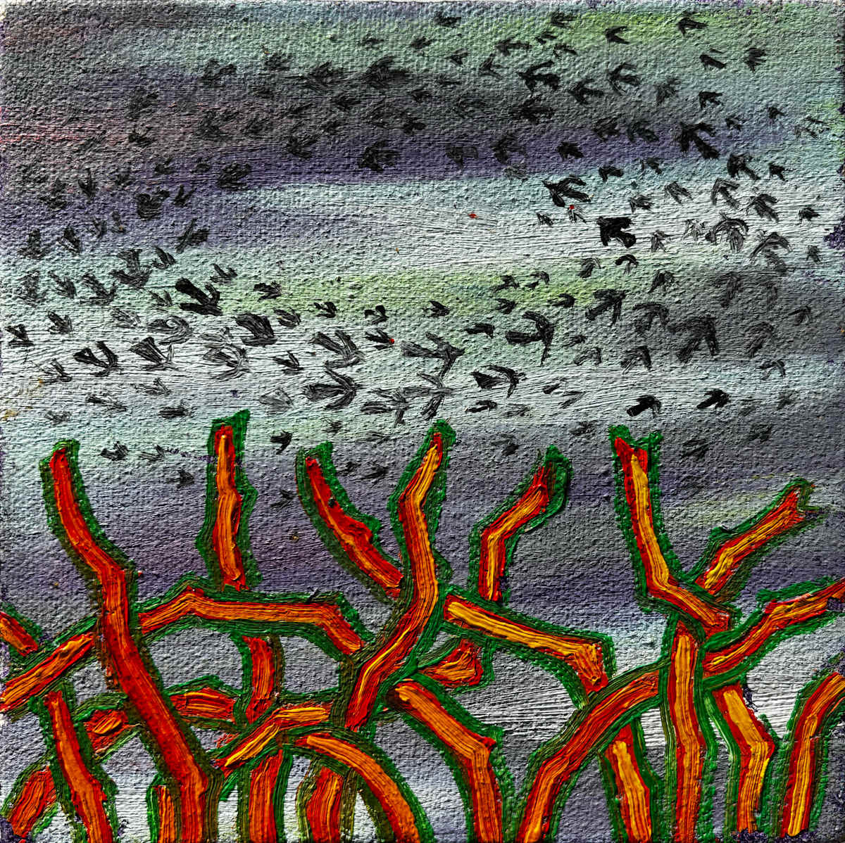 Swirling Flock by Francis Pavy, Image 1.