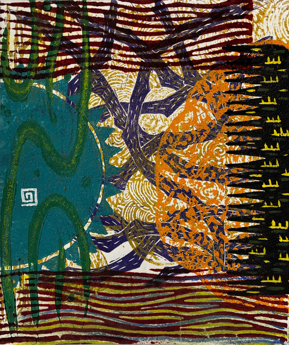 Turquoise dawn with Comb by Francis Pavy, Image 1.