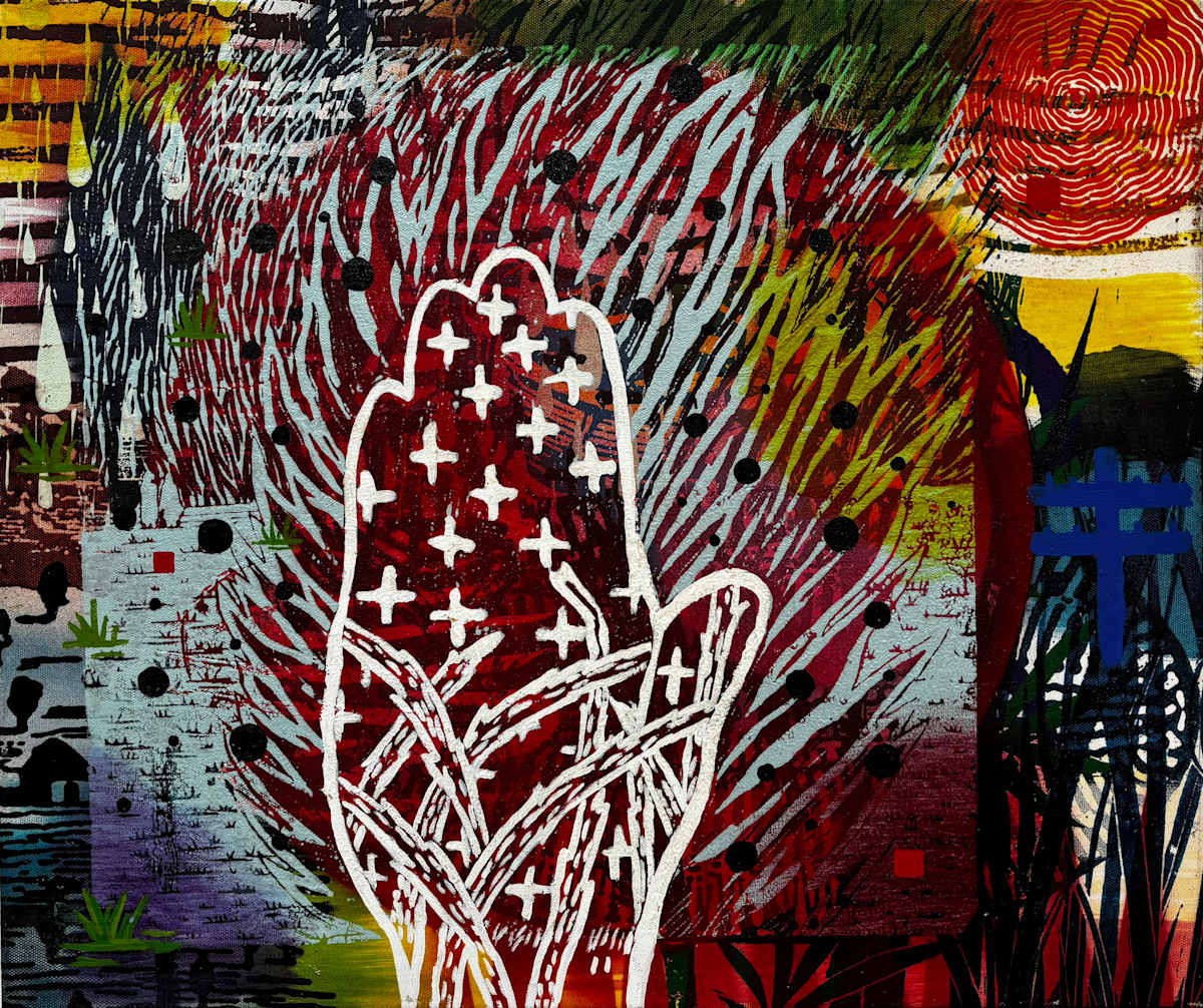 Burning Hand Revisited by Francis Pavy, Image 1.