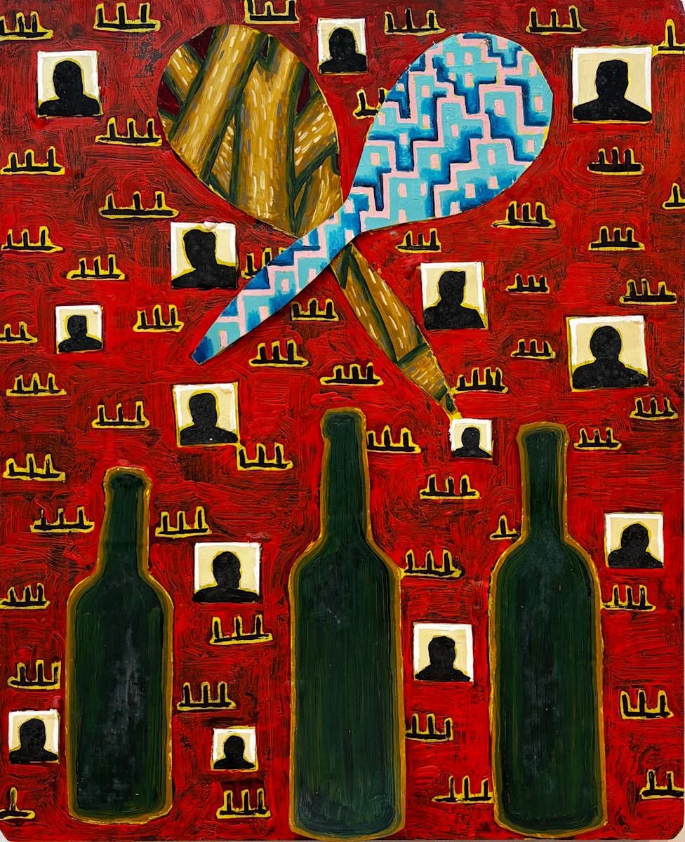 3 Bottles by Francis Pavy, Image 1.
