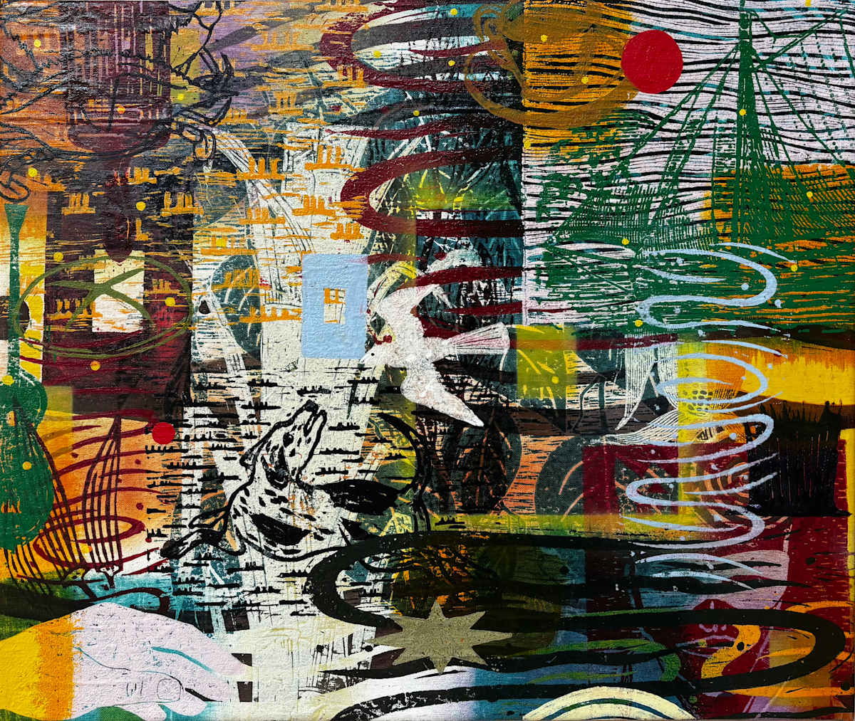 Longbridge Catahoula Study #2 by Francis Pavy, Image 1.