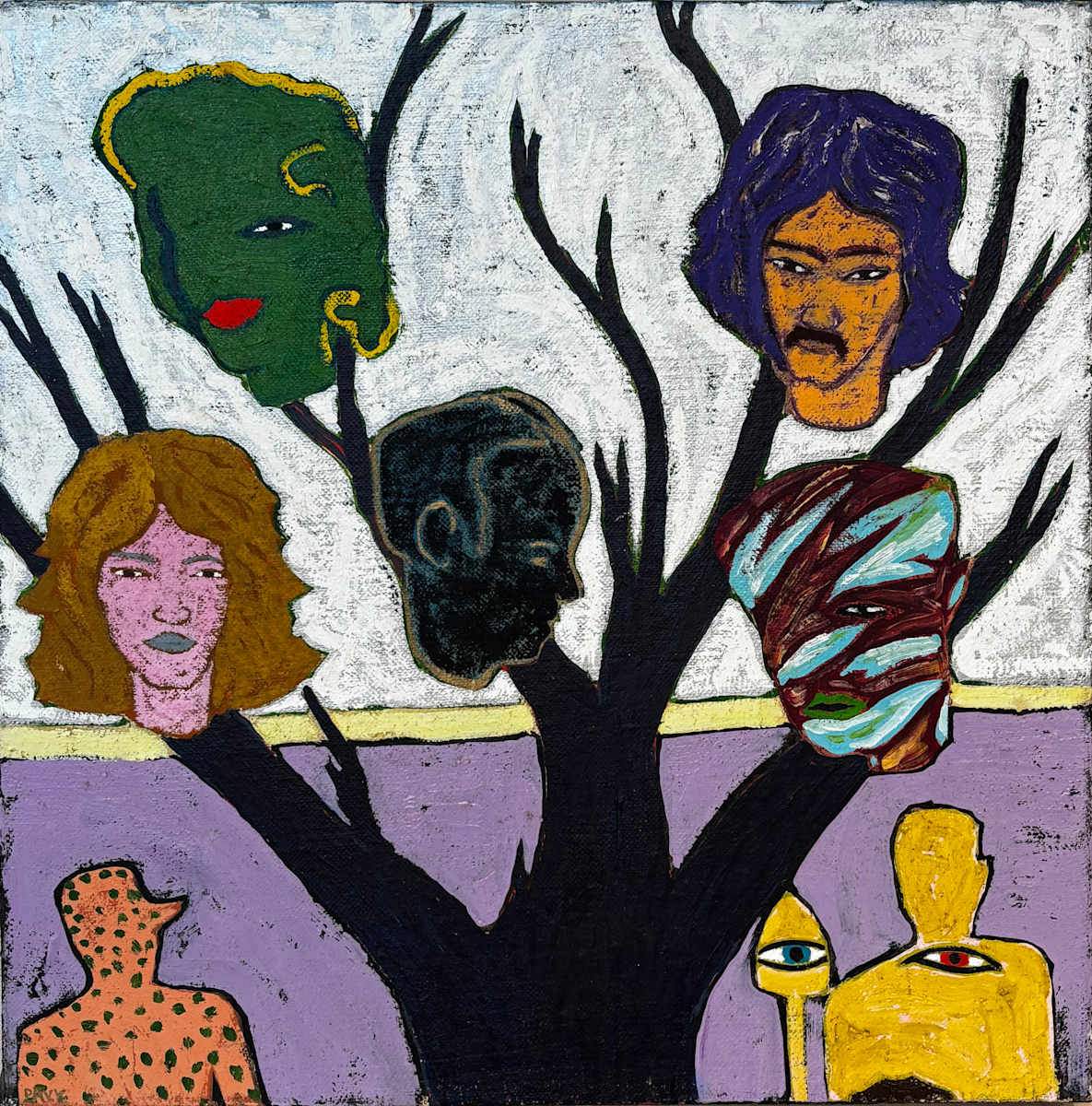 2 Men Cultivating Heads by Francis Pavy, Image 1.
