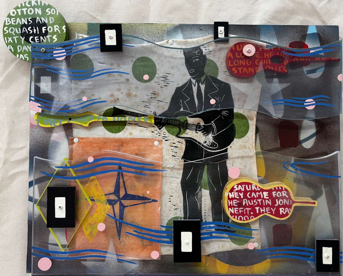 Hampton Matte Plays the Blue Crow by Francis Pavy, Image 1.