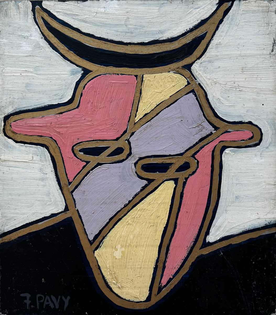 Moon Headed Mardi Gras by Francis Pavy, Image 1.