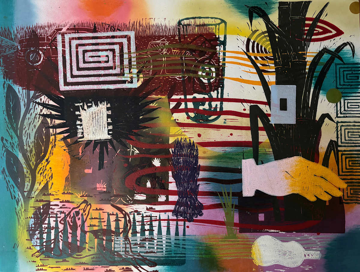 The Long Bridge Drags Catahoula Study #8 by Francis Pavy, Image 1.