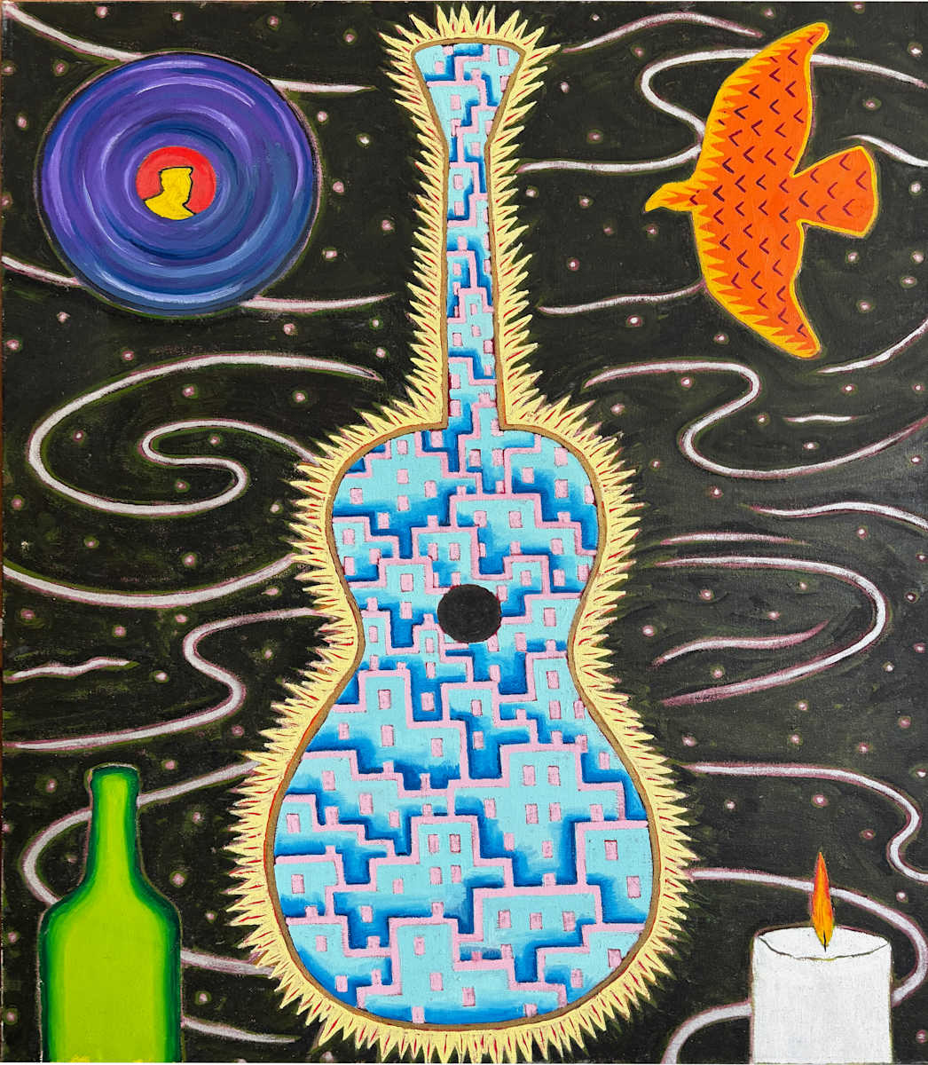 Mystic City Guitar by Francis Pavy 