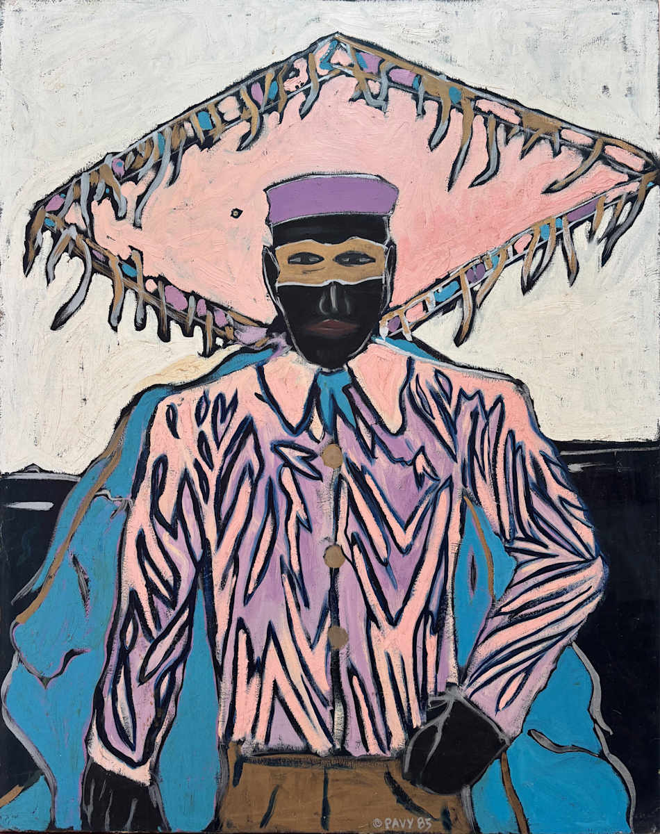 Mardi Gras Mummer by Francis Pavy 
