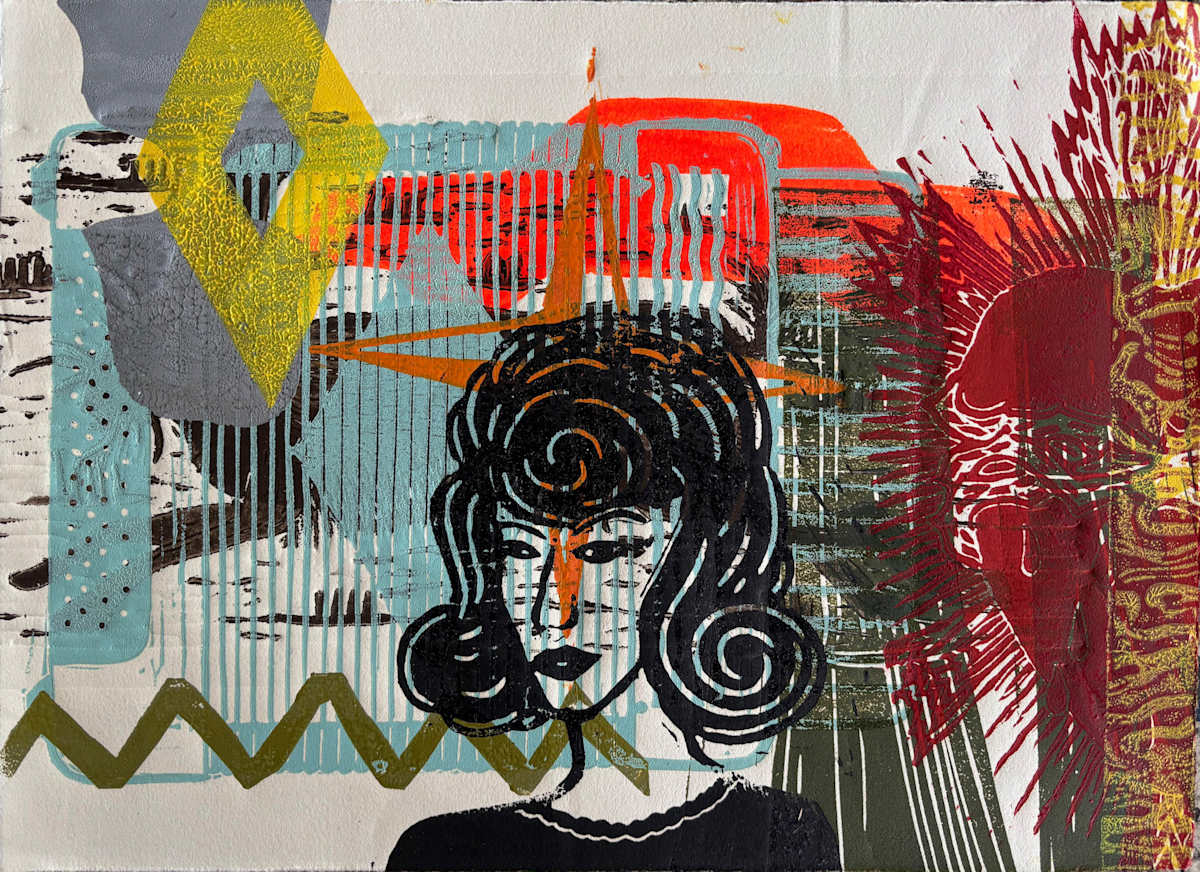 Solange Avec Accordion by Francis Pavy, Image 2.