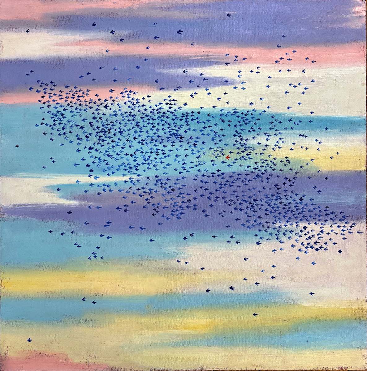 Blue Flock V2 by Francis Pavy, Image 2.
