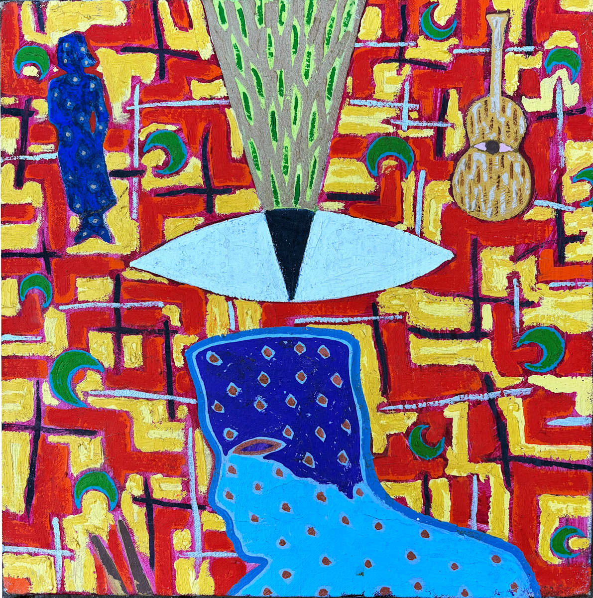 Seeing Eye with Drummer by Francis Pavy 