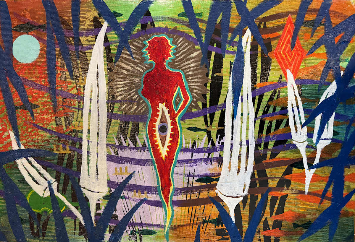Swamp Queen with Okra by Francis Pavy, Image 2.