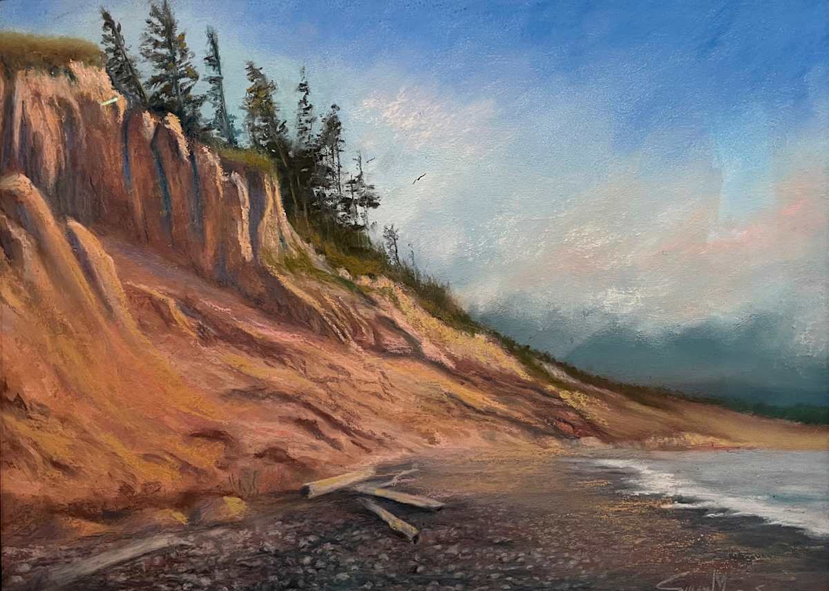 Dungeness Bluffs by Susan Martin Spar, Image 1.